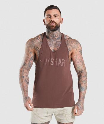 Stringers Męskie Gymshark Power Różowe Brązowe | PL 3735SGL